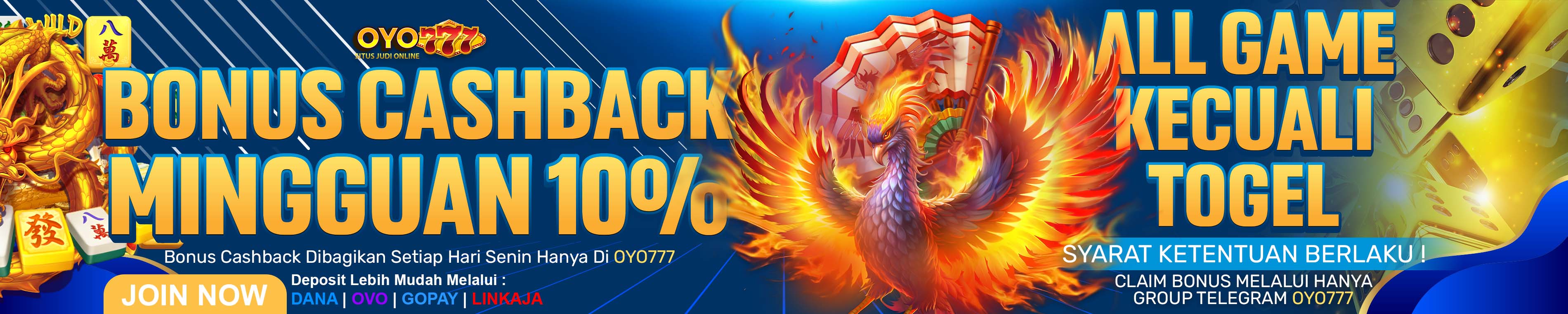 cashback mingguan